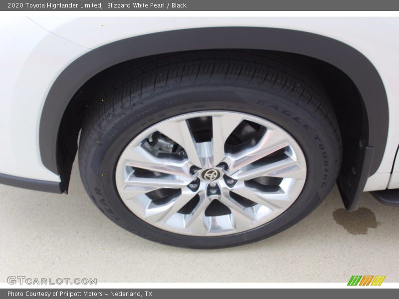Blizzard White Pearl / Black 2020 Toyota Highlander Limited