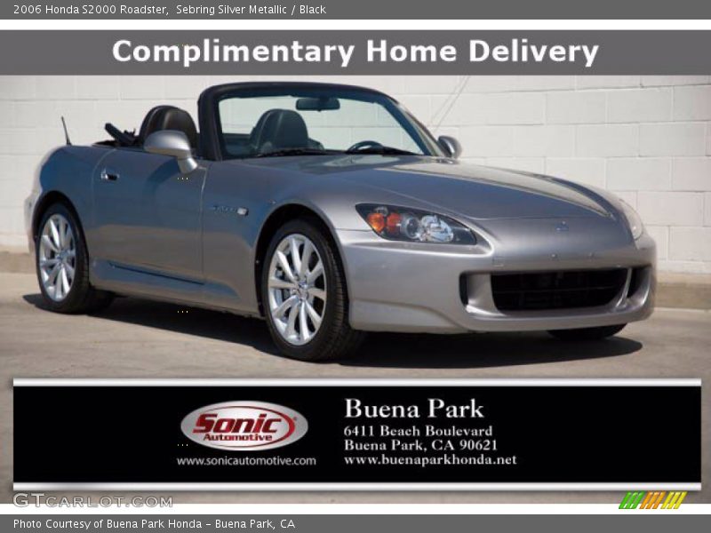 Sebring Silver Metallic / Black 2006 Honda S2000 Roadster