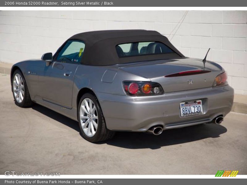 Sebring Silver Metallic / Black 2006 Honda S2000 Roadster