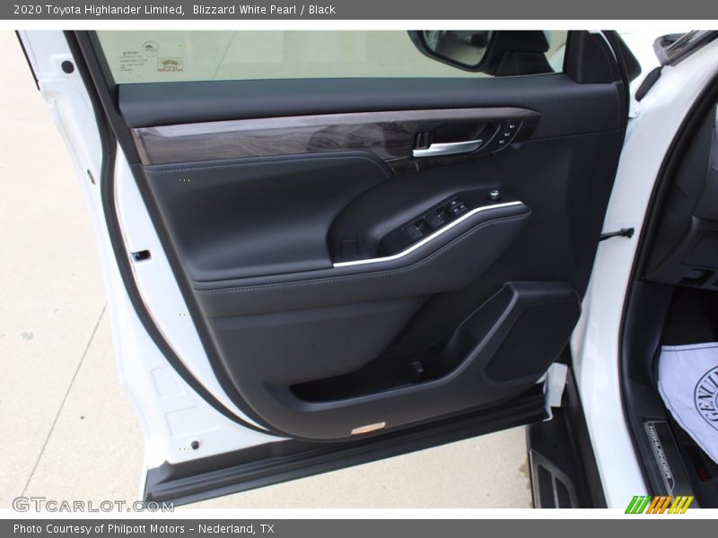Blizzard White Pearl / Black 2020 Toyota Highlander Limited