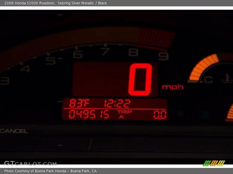 Sebring Silver Metallic / Black 2006 Honda S2000 Roadster