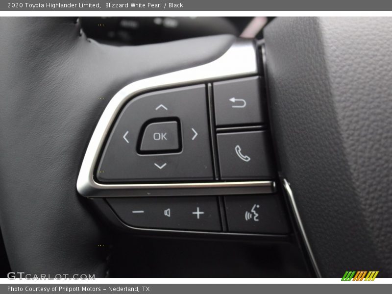 Blizzard White Pearl / Black 2020 Toyota Highlander Limited