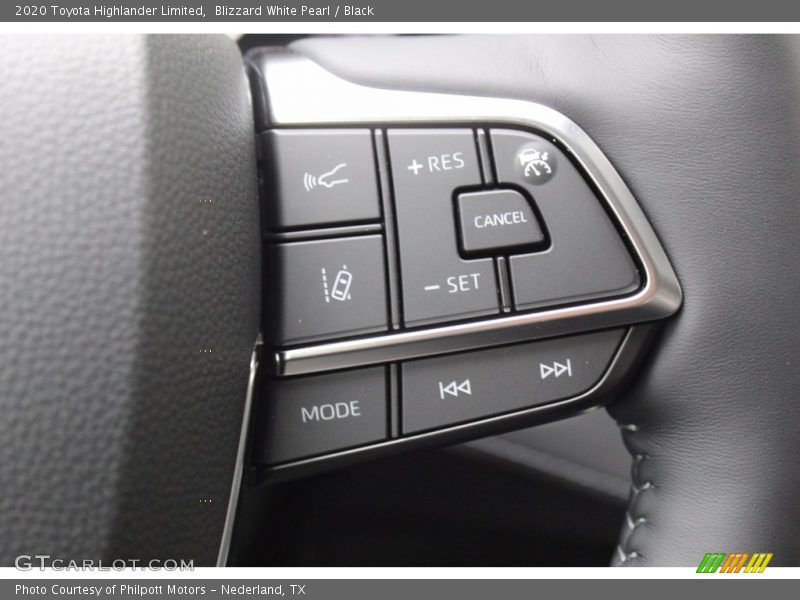Blizzard White Pearl / Black 2020 Toyota Highlander Limited
