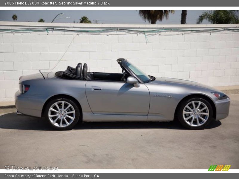 Sebring Silver Metallic / Black 2006 Honda S2000 Roadster