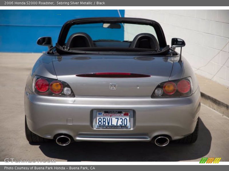 Sebring Silver Metallic / Black 2006 Honda S2000 Roadster