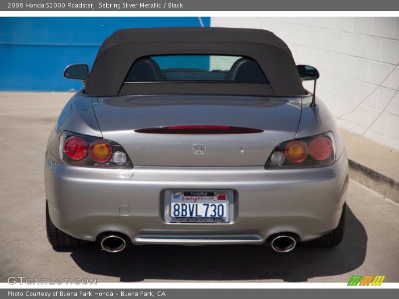 Sebring Silver Metallic / Black 2006 Honda S2000 Roadster