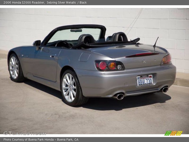 Sebring Silver Metallic / Black 2006 Honda S2000 Roadster