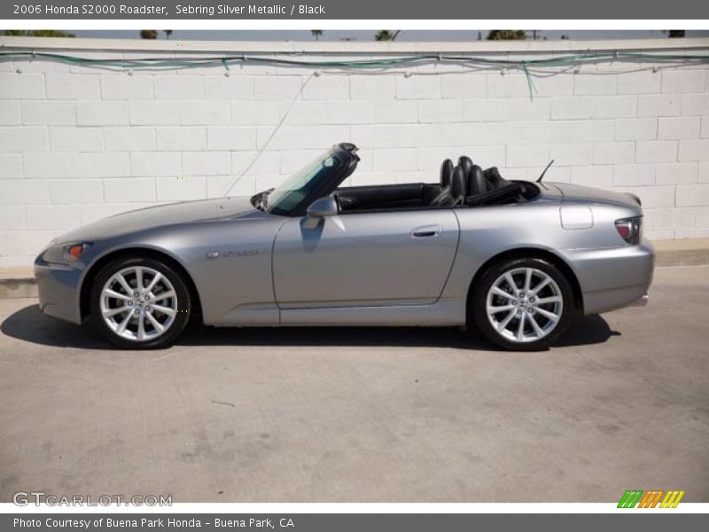 Sebring Silver Metallic / Black 2006 Honda S2000 Roadster