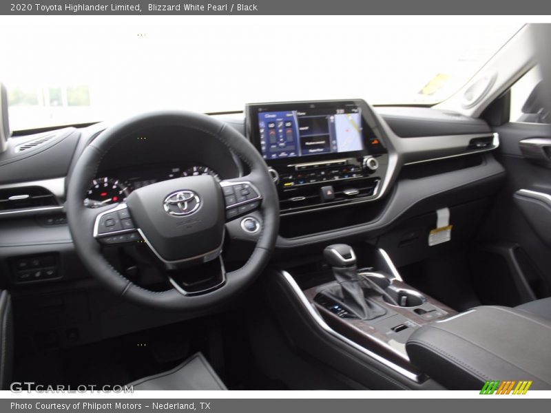 Blizzard White Pearl / Black 2020 Toyota Highlander Limited