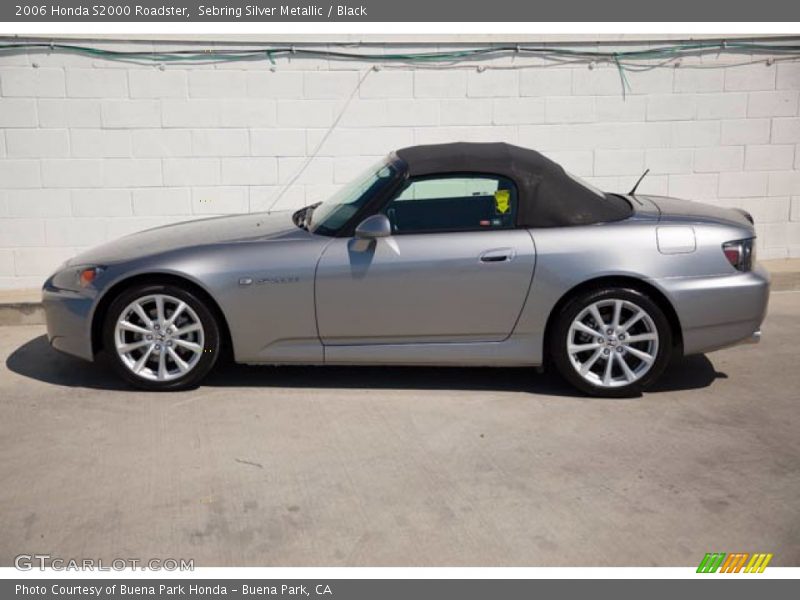 Sebring Silver Metallic / Black 2006 Honda S2000 Roadster