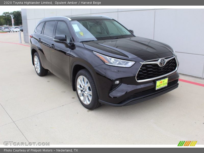 Opulent Amber / Harvest Beige 2020 Toyota Highlander Limited