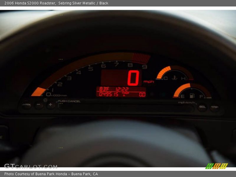 Sebring Silver Metallic / Black 2006 Honda S2000 Roadster