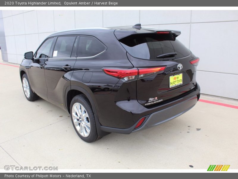 Opulent Amber / Harvest Beige 2020 Toyota Highlander Limited