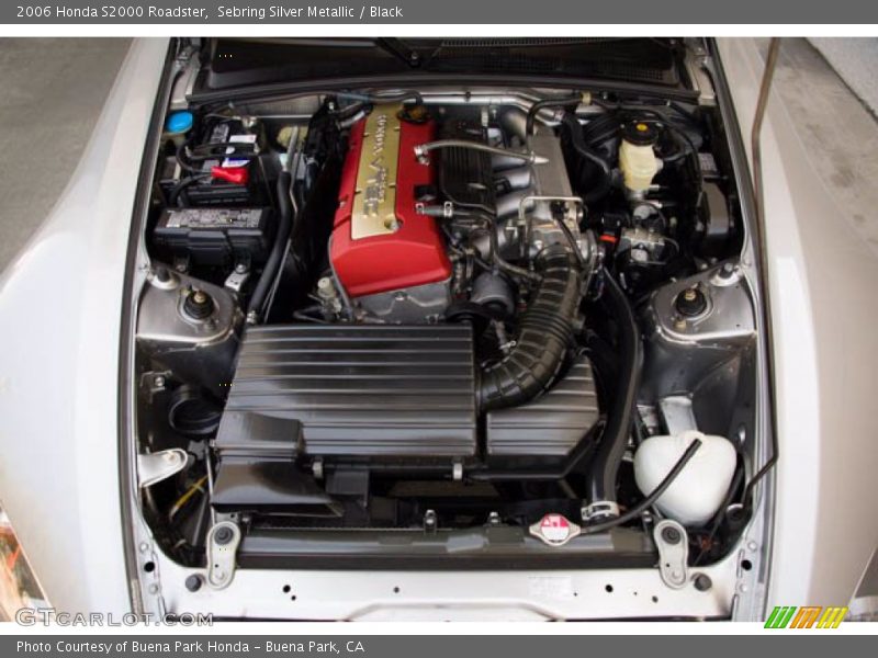 Sebring Silver Metallic / Black 2006 Honda S2000 Roadster