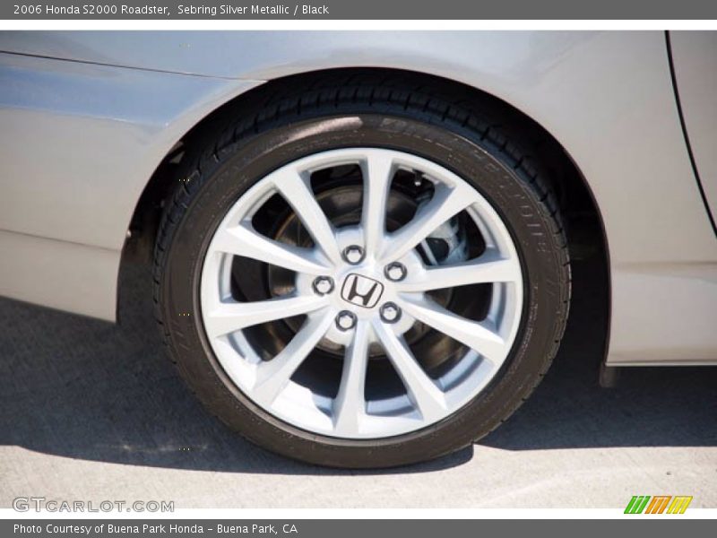 Sebring Silver Metallic / Black 2006 Honda S2000 Roadster