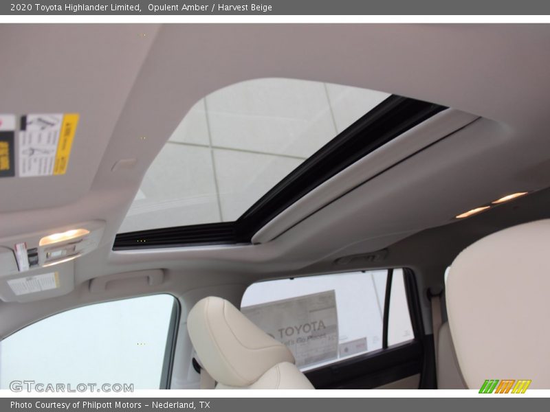 Opulent Amber / Harvest Beige 2020 Toyota Highlander Limited
