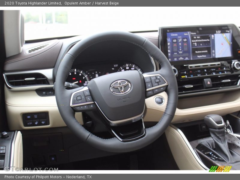 Opulent Amber / Harvest Beige 2020 Toyota Highlander Limited