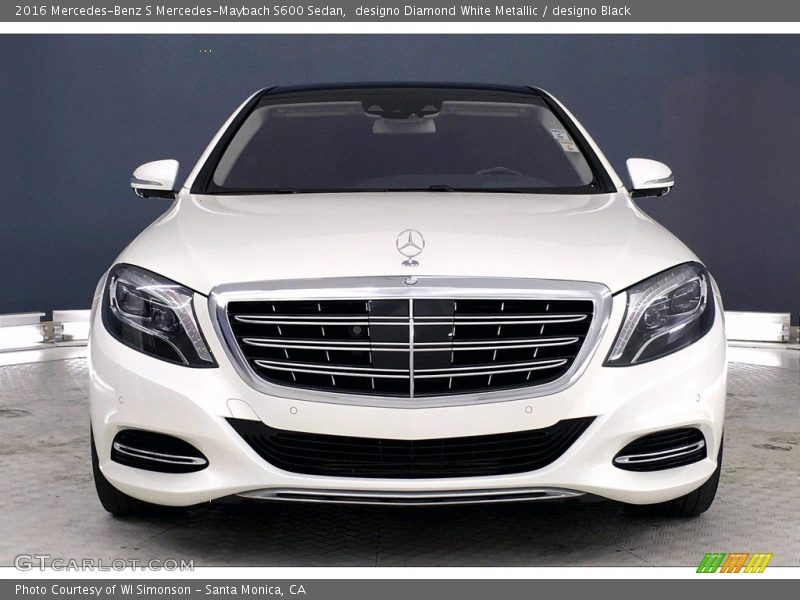  2016 S Mercedes-Maybach S600 Sedan designo Diamond White Metallic