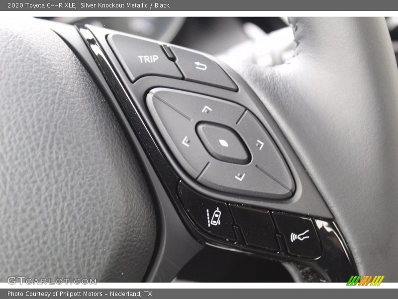 Silver Knockout Metallic / Black 2020 Toyota C-HR XLE