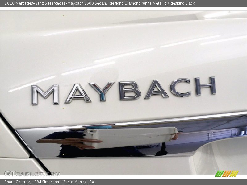 MAYBACH - 2016 Mercedes-Benz S Mercedes-Maybach S600 Sedan