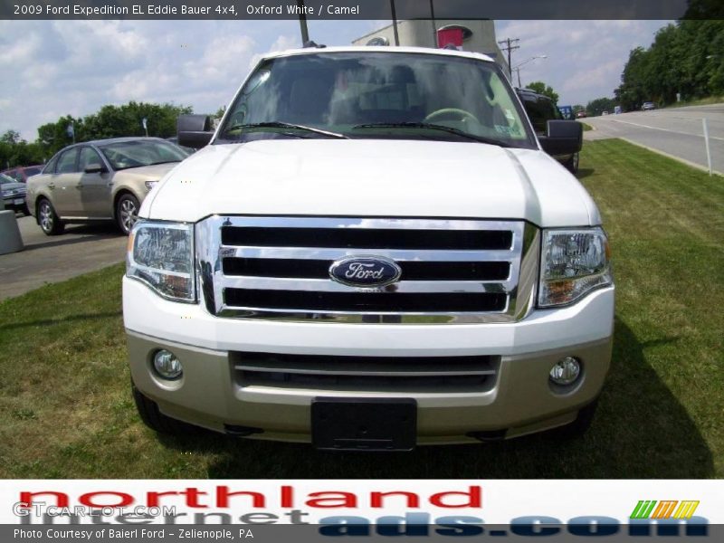 Oxford White / Camel 2009 Ford Expedition EL Eddie Bauer 4x4