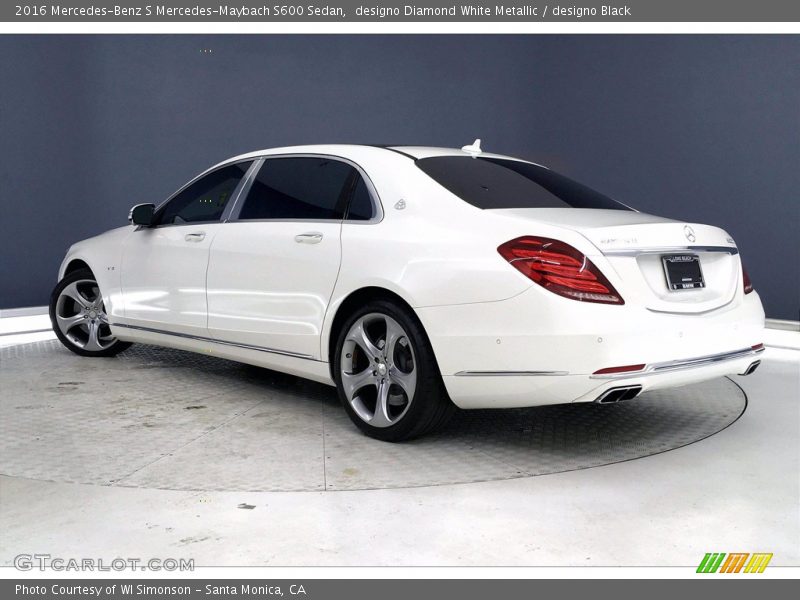 2016 S Mercedes-Maybach S600 Sedan designo Diamond White Metallic