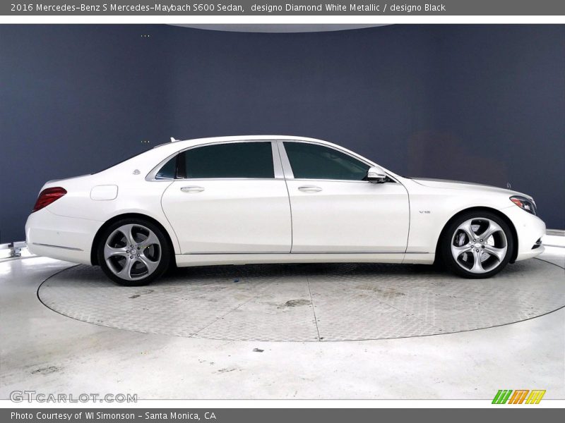  2016 S Mercedes-Maybach S600 Sedan designo Diamond White Metallic