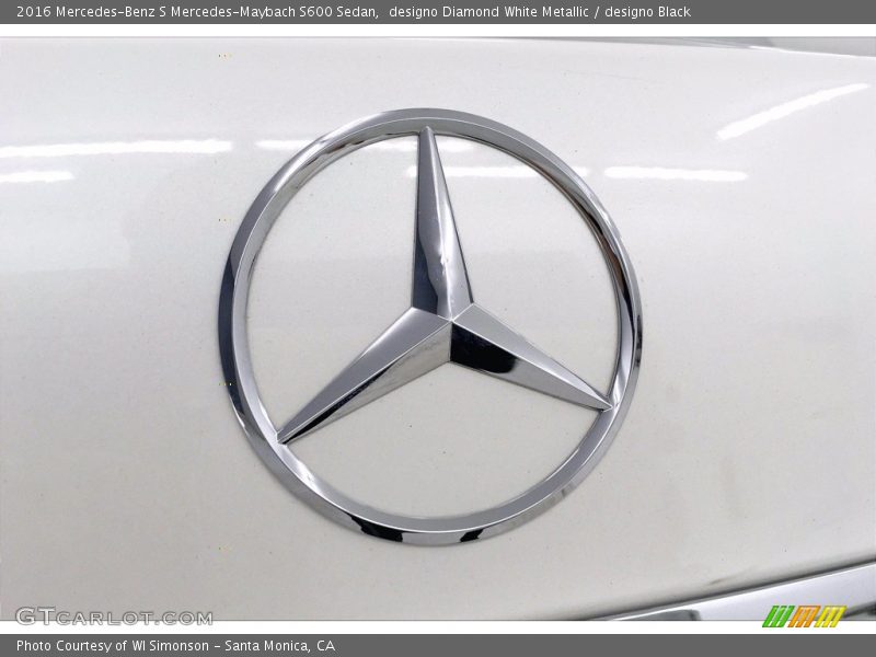 designo Diamond White Metallic / designo Black 2016 Mercedes-Benz S Mercedes-Maybach S600 Sedan
