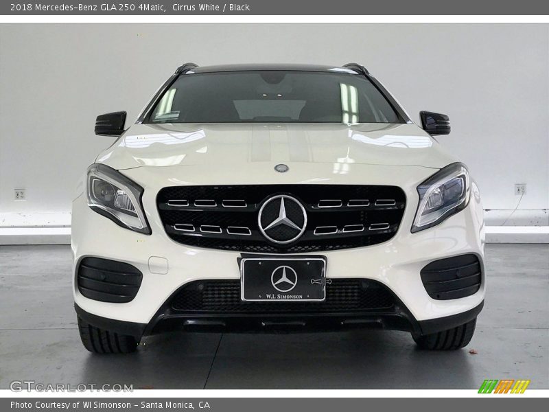 Cirrus White / Black 2018 Mercedes-Benz GLA 250 4Matic