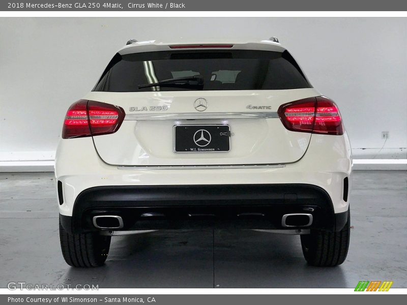 Cirrus White / Black 2018 Mercedes-Benz GLA 250 4Matic