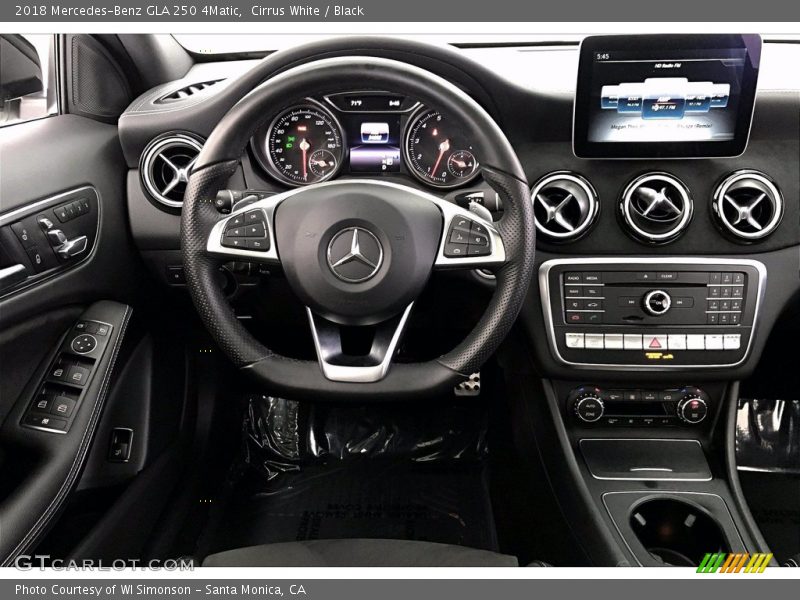 Cirrus White / Black 2018 Mercedes-Benz GLA 250 4Matic