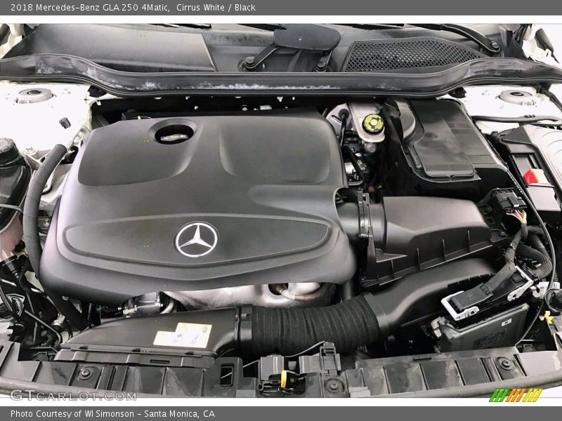 Cirrus White / Black 2018 Mercedes-Benz GLA 250 4Matic