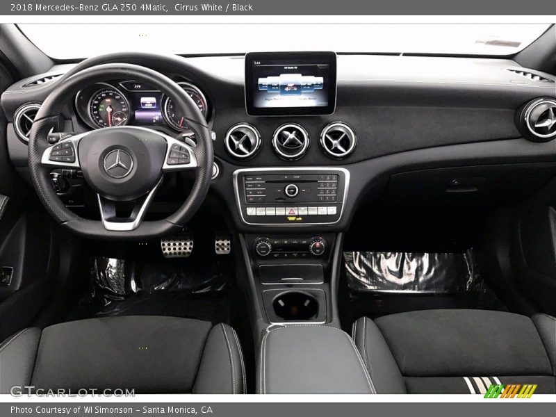 Cirrus White / Black 2018 Mercedes-Benz GLA 250 4Matic