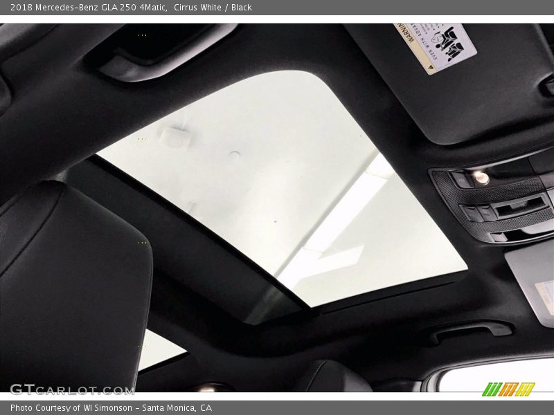 Cirrus White / Black 2018 Mercedes-Benz GLA 250 4Matic