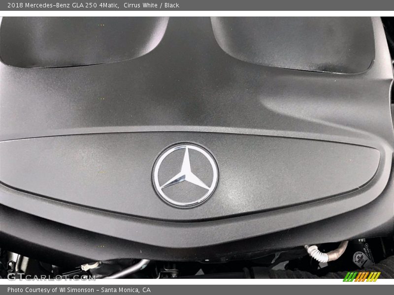 Cirrus White / Black 2018 Mercedes-Benz GLA 250 4Matic