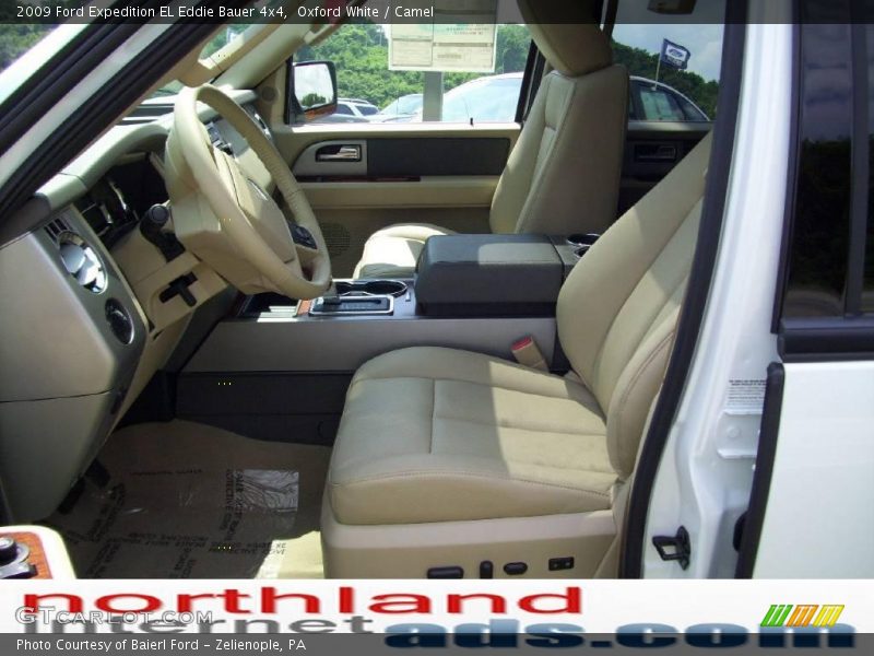 Oxford White / Camel 2009 Ford Expedition EL Eddie Bauer 4x4