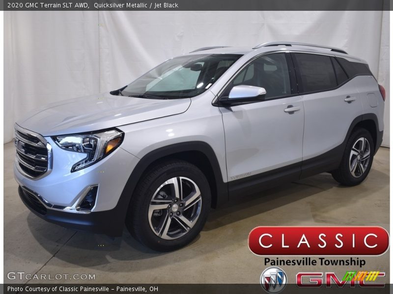 Quicksilver Metallic / Jet Black 2020 GMC Terrain SLT AWD