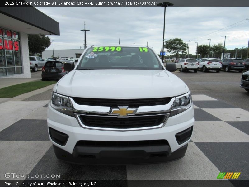 Summit White / Jet Black/Dark Ash 2019 Chevrolet Colorado WT Extended Cab 4x4