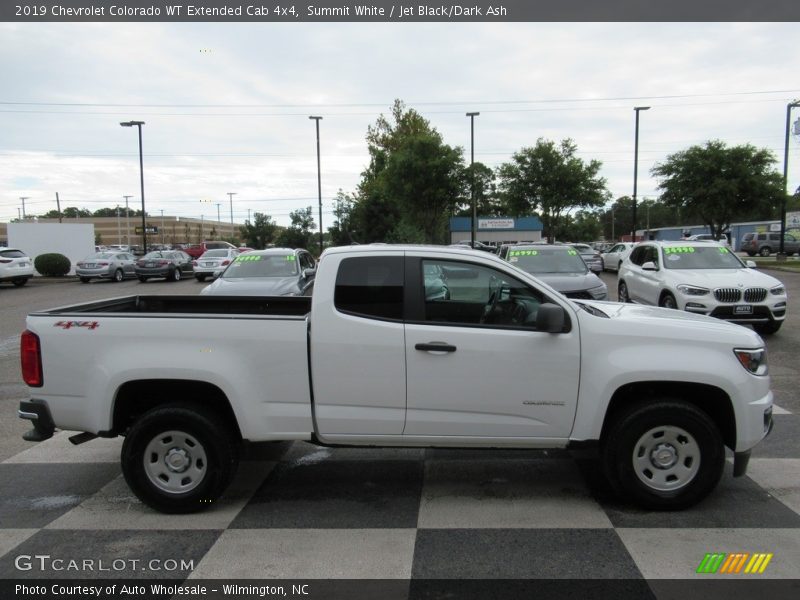 Summit White / Jet Black/Dark Ash 2019 Chevrolet Colorado WT Extended Cab 4x4