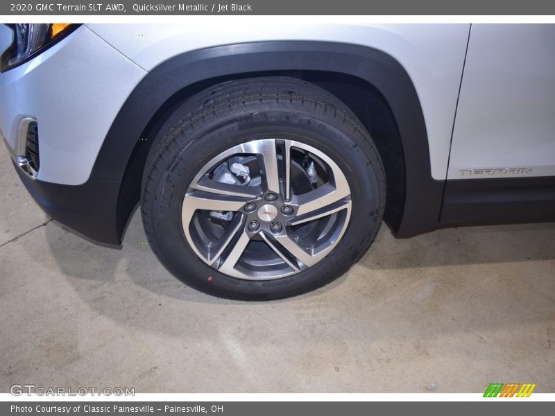 Quicksilver Metallic / Jet Black 2020 GMC Terrain SLT AWD