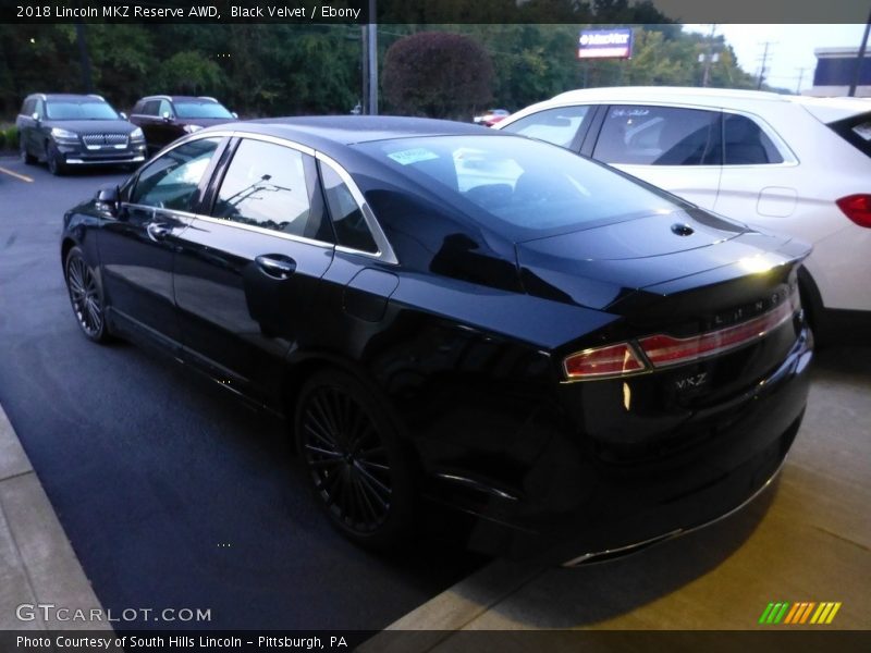 Black Velvet / Ebony 2018 Lincoln MKZ Reserve AWD