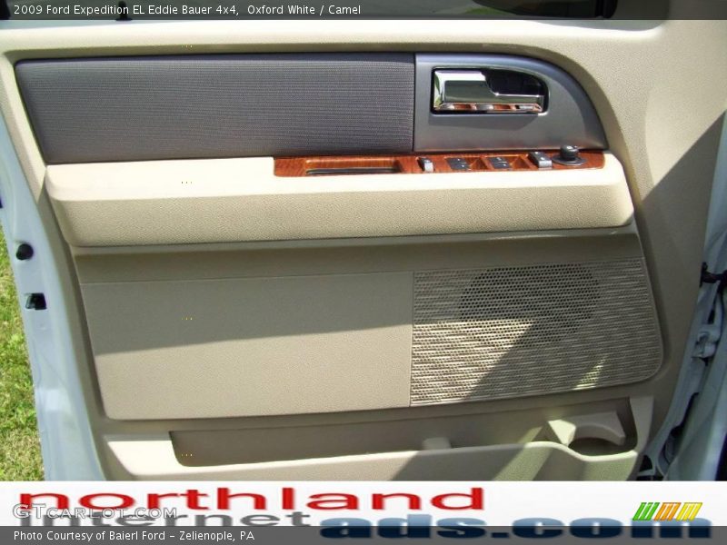 Oxford White / Camel 2009 Ford Expedition EL Eddie Bauer 4x4