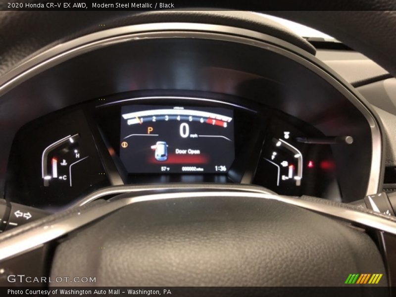 Modern Steel Metallic / Black 2020 Honda CR-V EX AWD