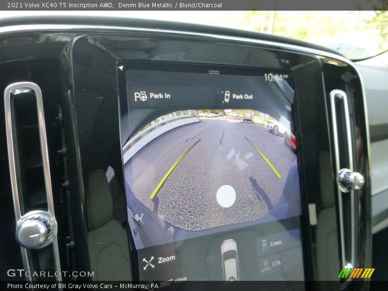 Denim Blue Metallic / Blond/Charcoal 2021 Volvo XC40 T5 Inscription AWD