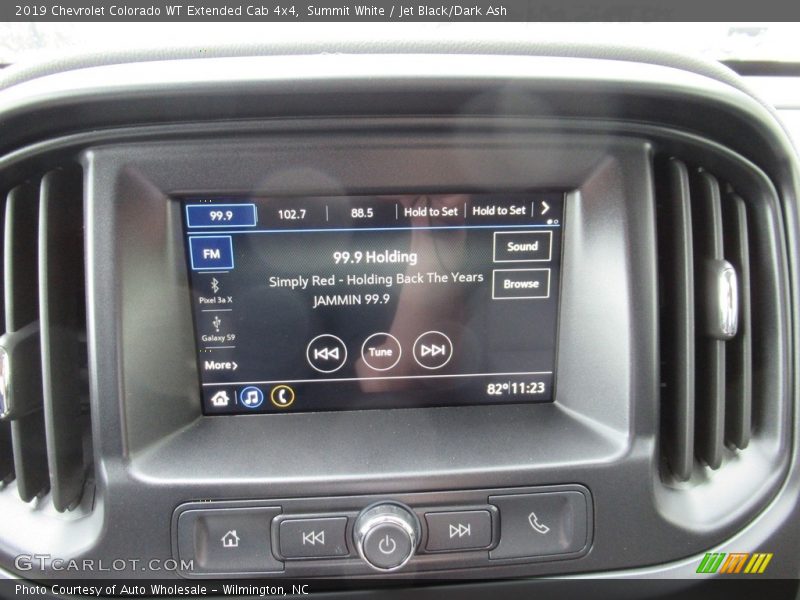 Summit White / Jet Black/Dark Ash 2019 Chevrolet Colorado WT Extended Cab 4x4