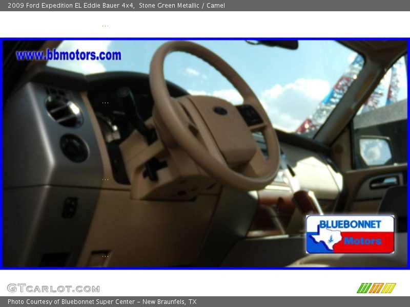 Stone Green Metallic / Camel 2009 Ford Expedition EL Eddie Bauer 4x4
