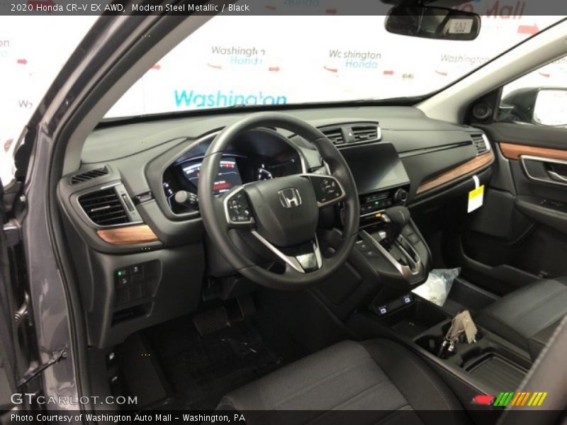 Modern Steel Metallic / Black 2020 Honda CR-V EX AWD