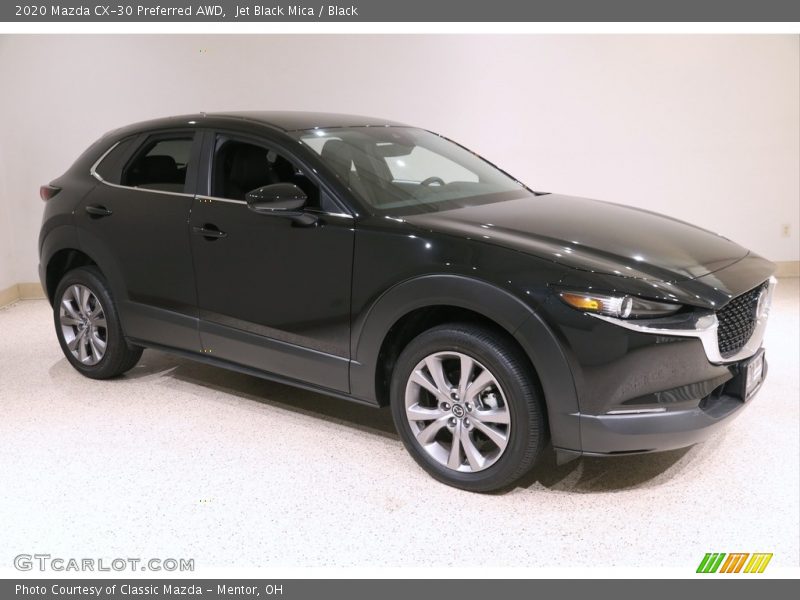 Jet Black Mica / Black 2020 Mazda CX-30 Preferred AWD