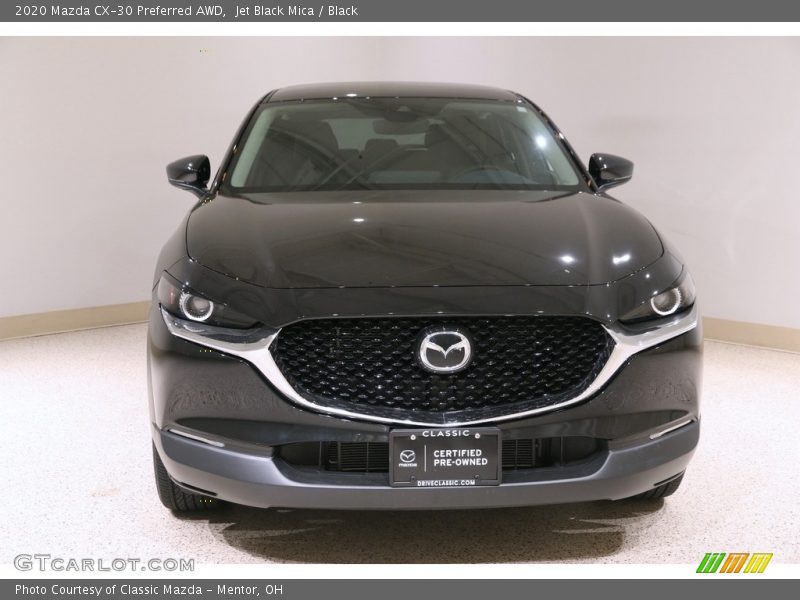 Jet Black Mica / Black 2020 Mazda CX-30 Preferred AWD