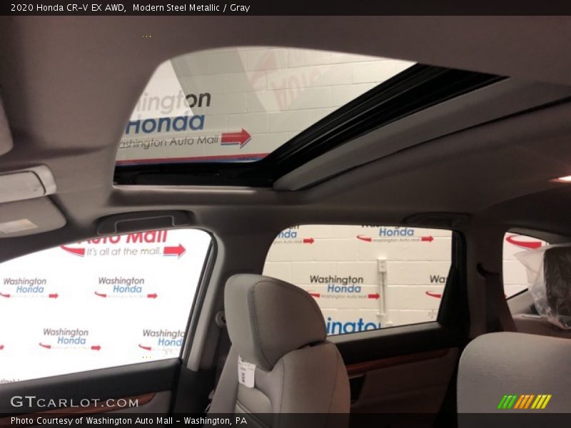 Modern Steel Metallic / Gray 2020 Honda CR-V EX AWD